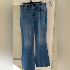 Express Blue Flare Women's Jeans